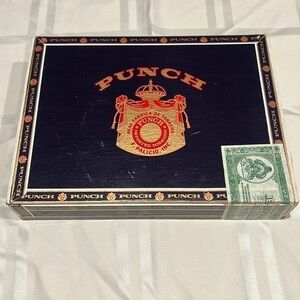 Punch Maduro Empty Original Cigar Box - Honduras